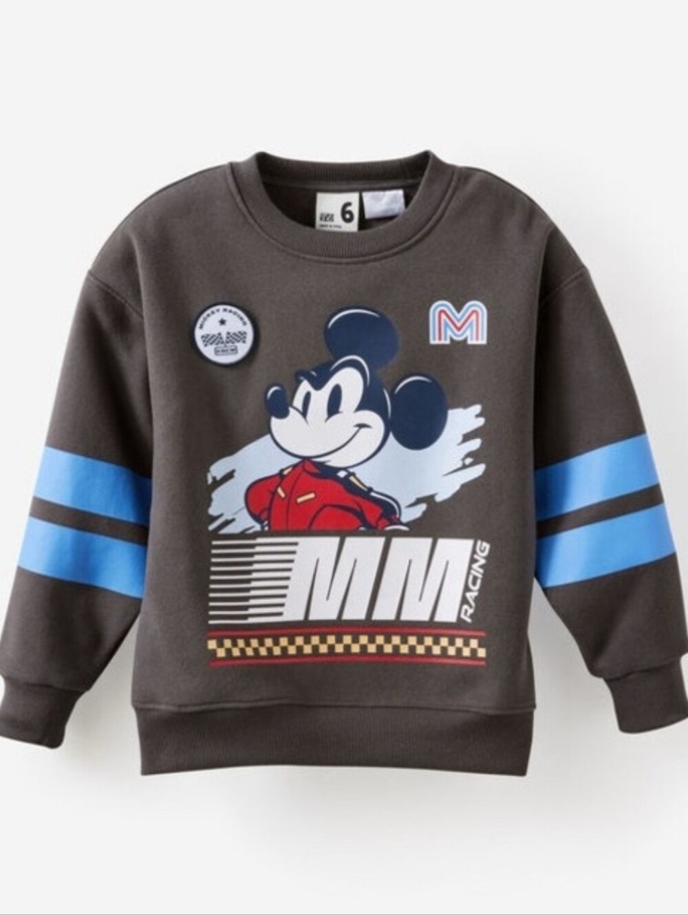 Mickey & Minnie Disney Crew fleece sweatshirt from Cotton On Kids Size 9-10